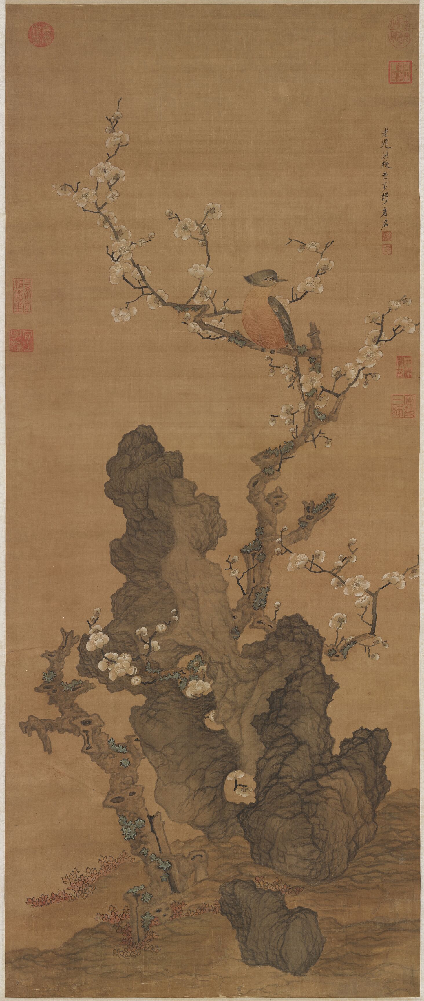 梅花山鸟图预览图