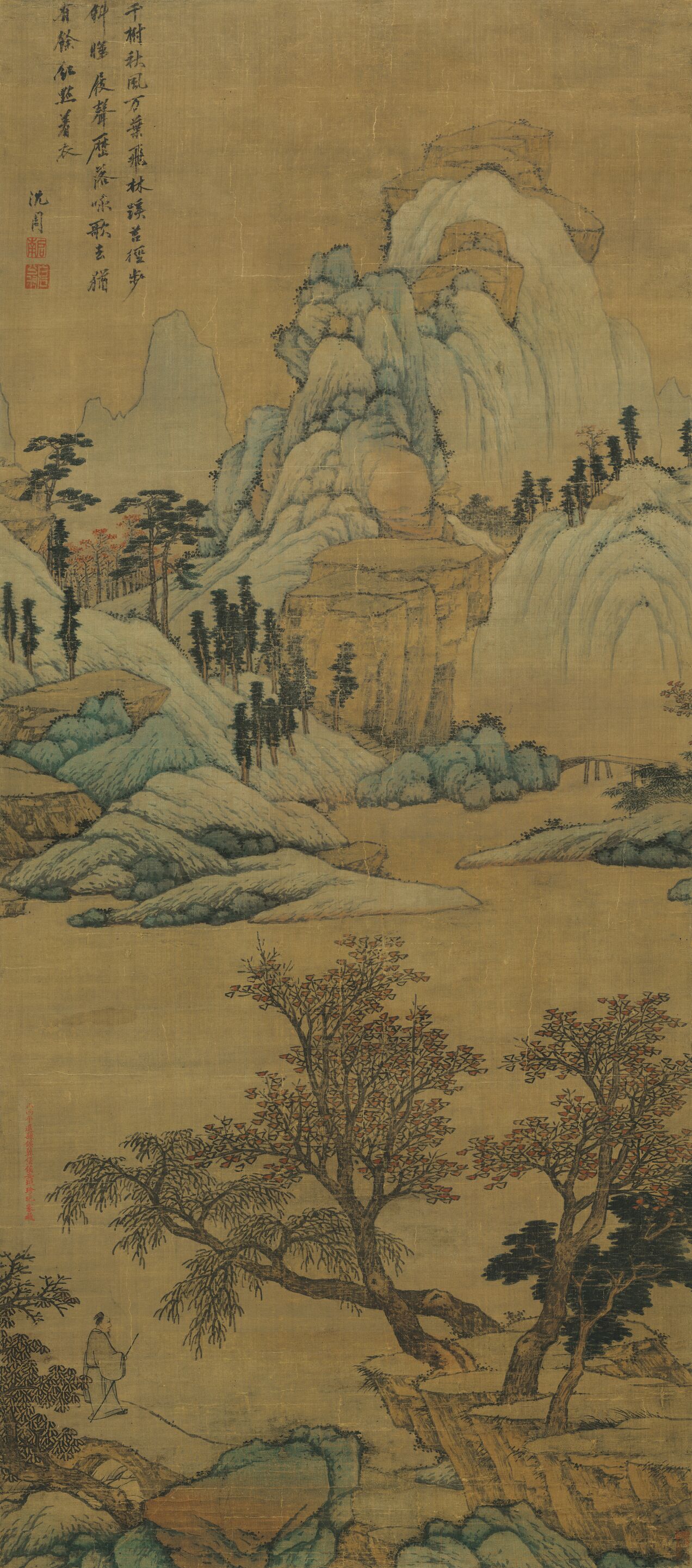 青山红树图预览图