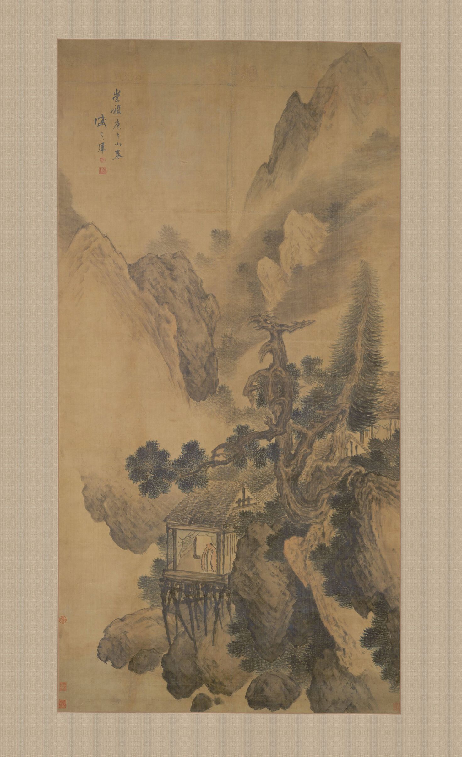 古木幽居图缩略图