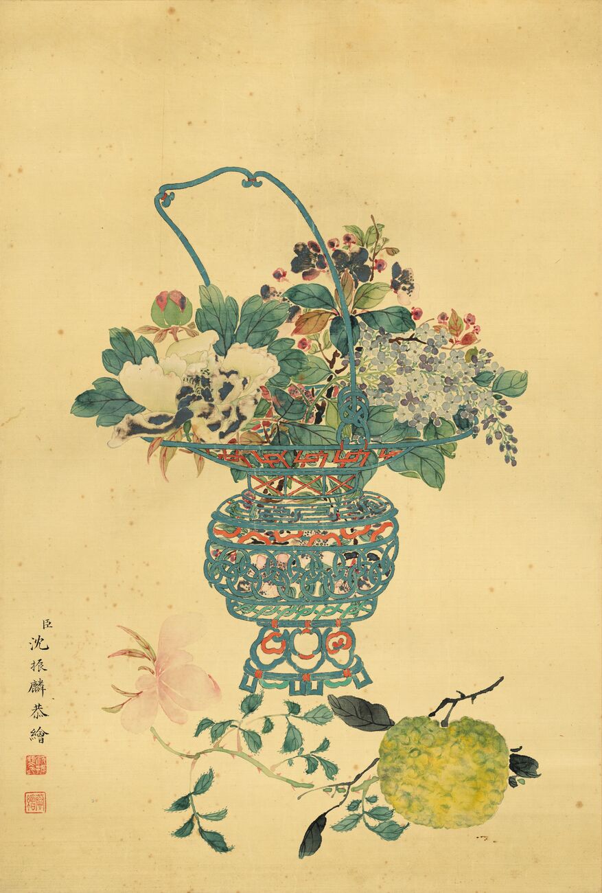 清供花篮图预览图