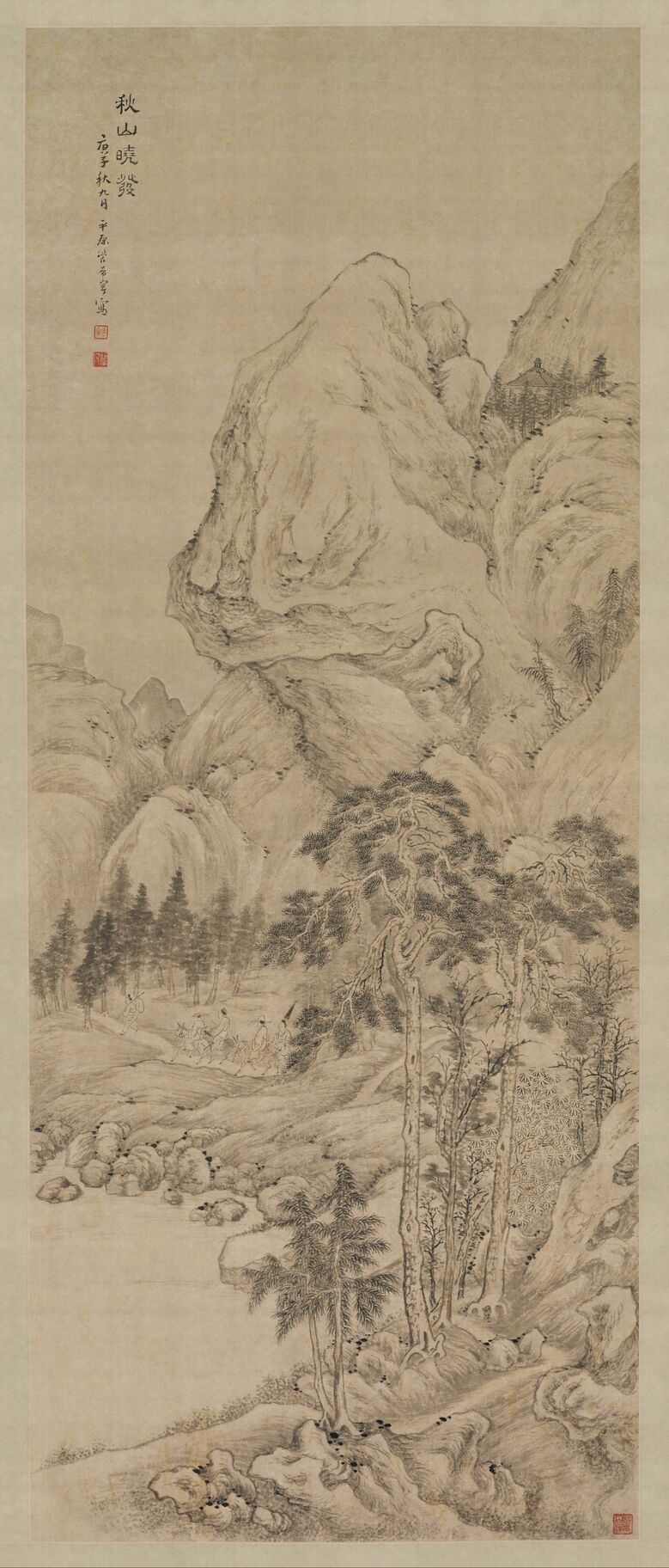 秋山晓发图预览图