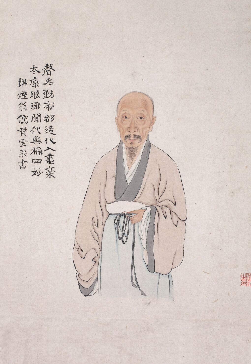 耕烟翁画像立轴预览图