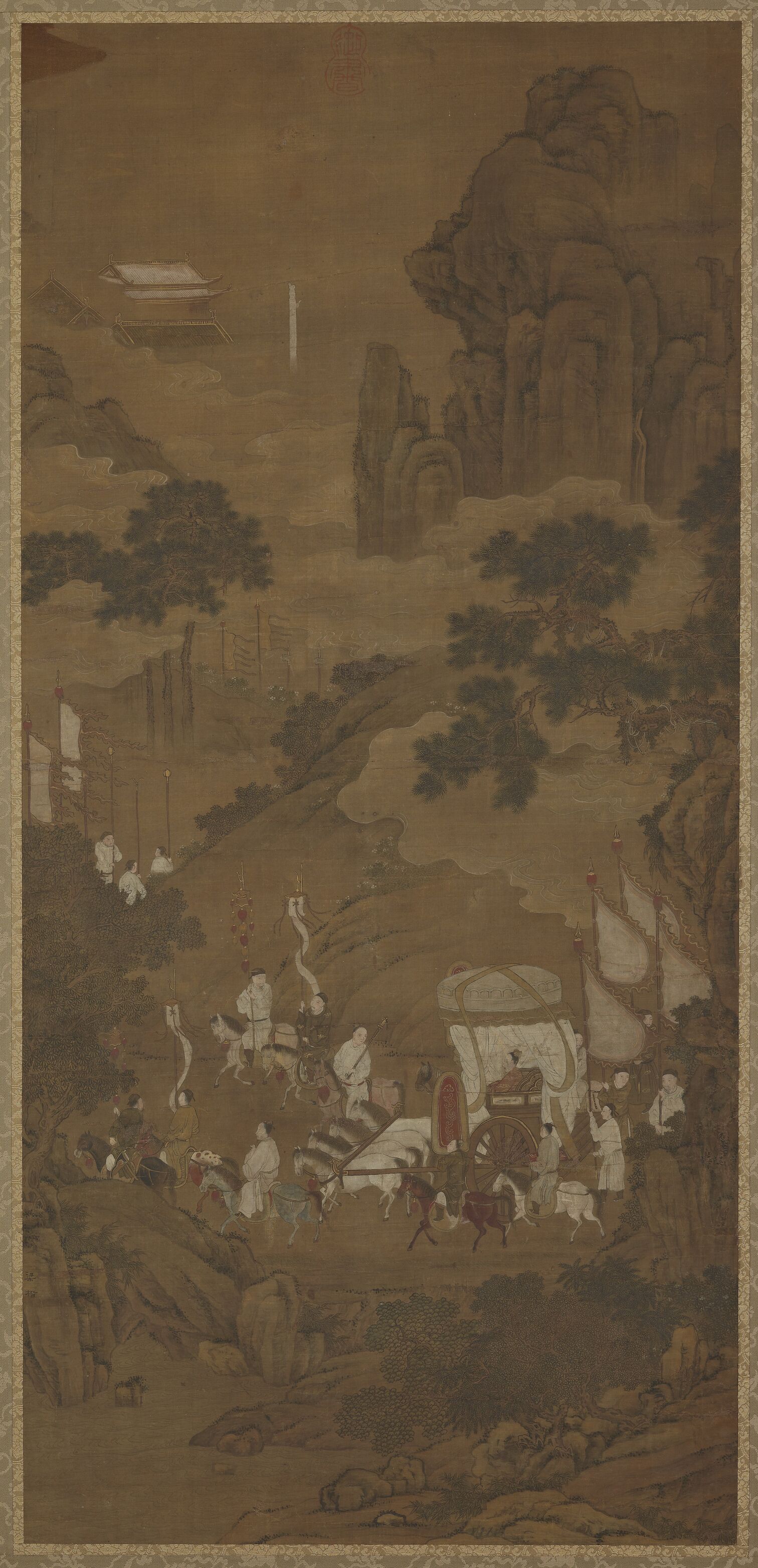 蜀山行旅图预览图