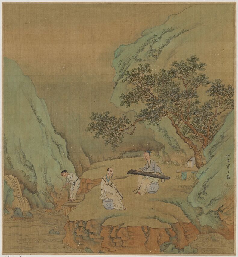 听琴图预览图