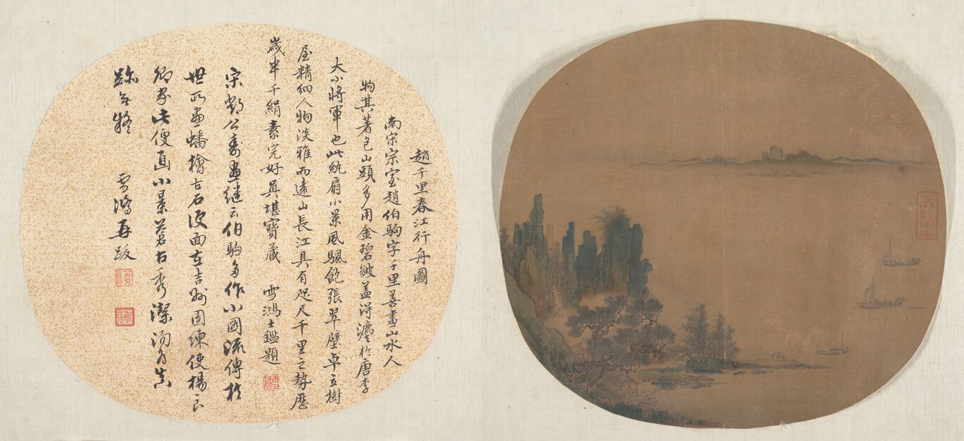 春江行舟图预览图