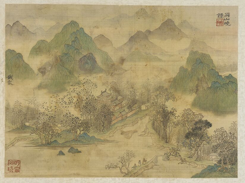 荆山晓钟图预览图