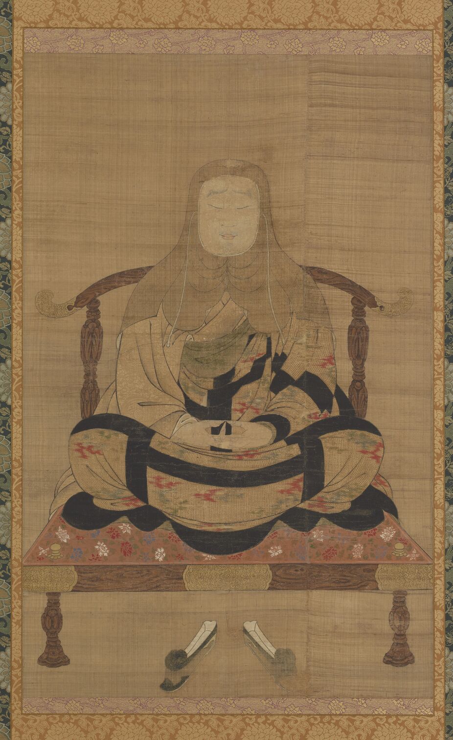 神父肖像立轴预览图