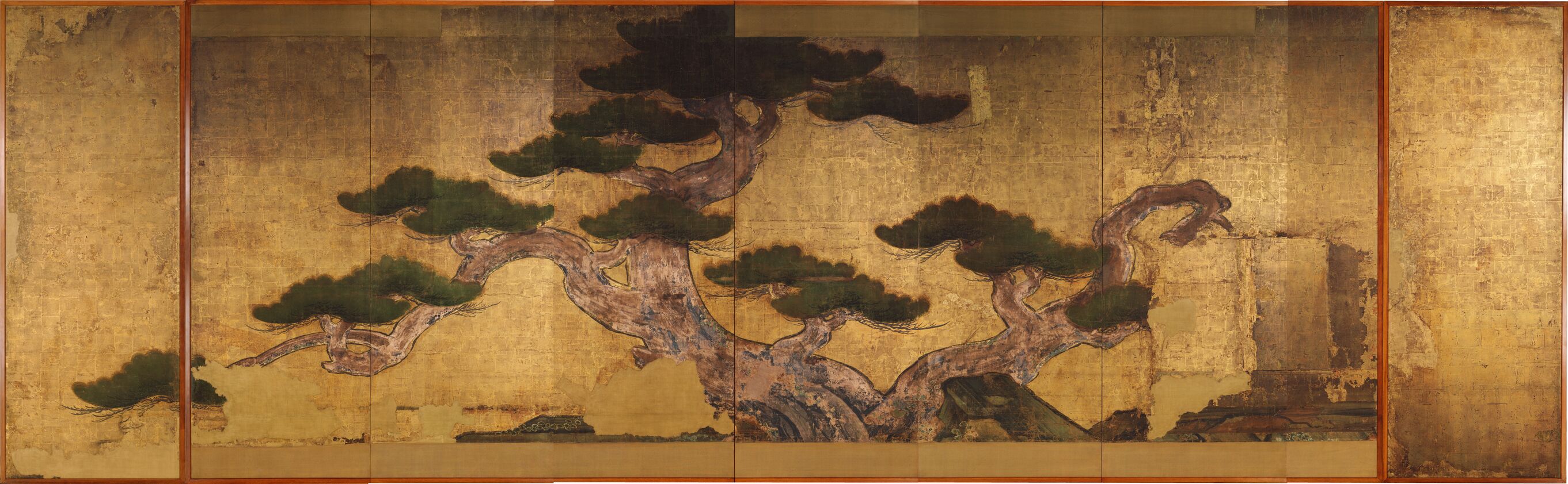 松图原天球院佛坛间障壁画预览图