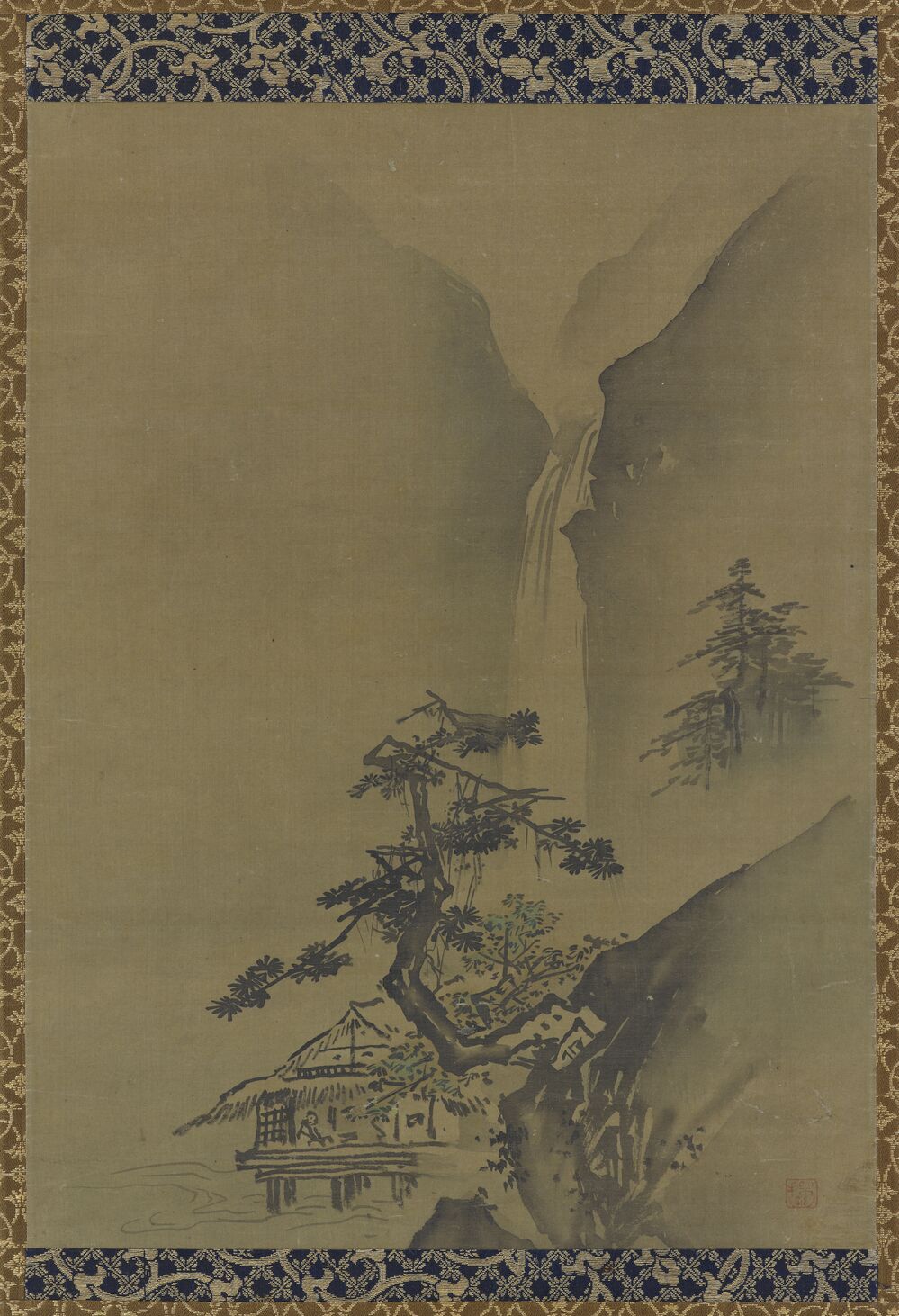 观瀑纳凉图预览图