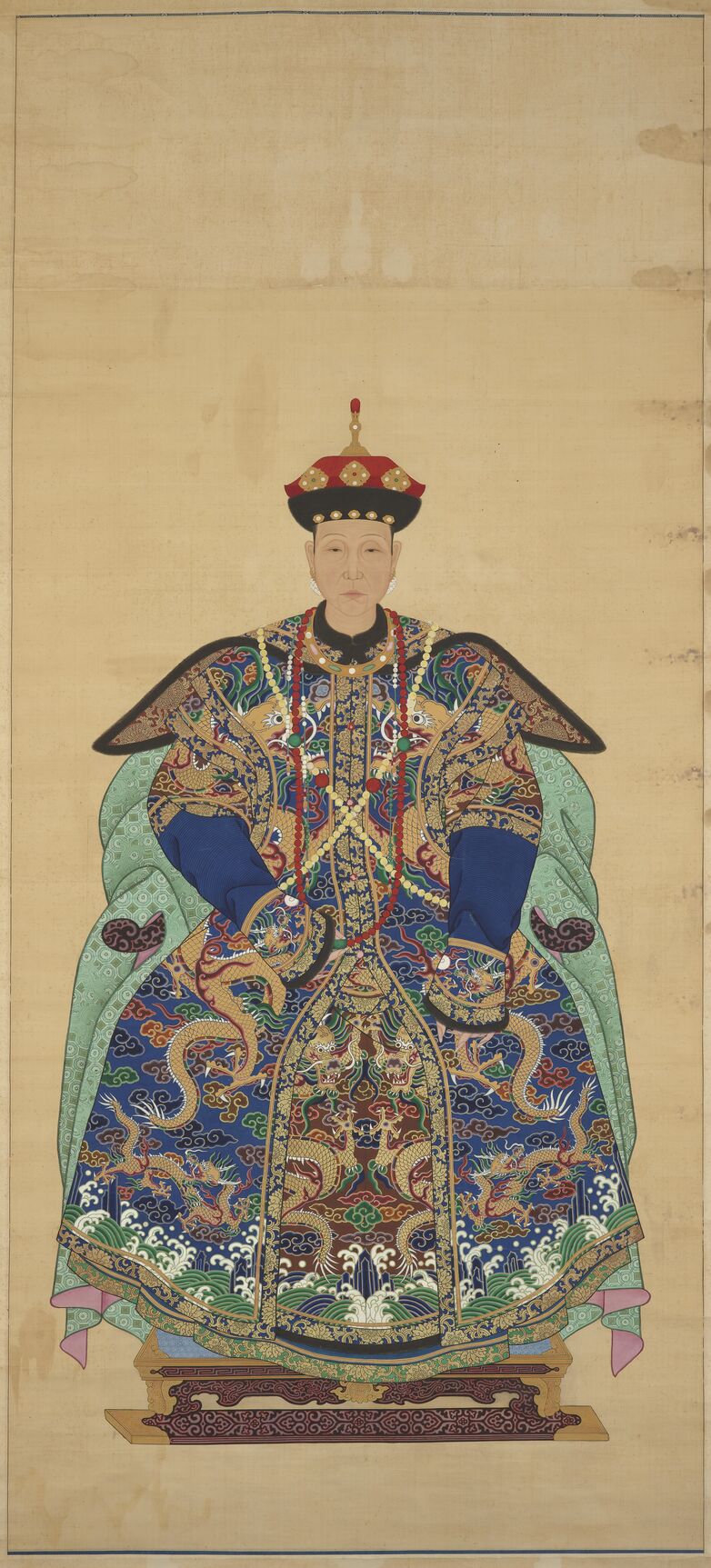 历代帝王贵妃大臣朝服像（孝圣宪皇后）预览图