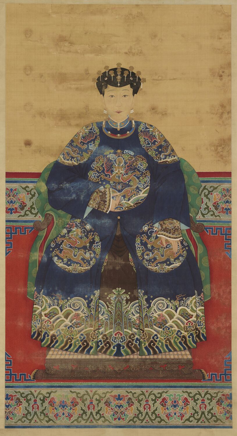 历代帝王贵妃大臣朝服像（宫廷女子）预览图
