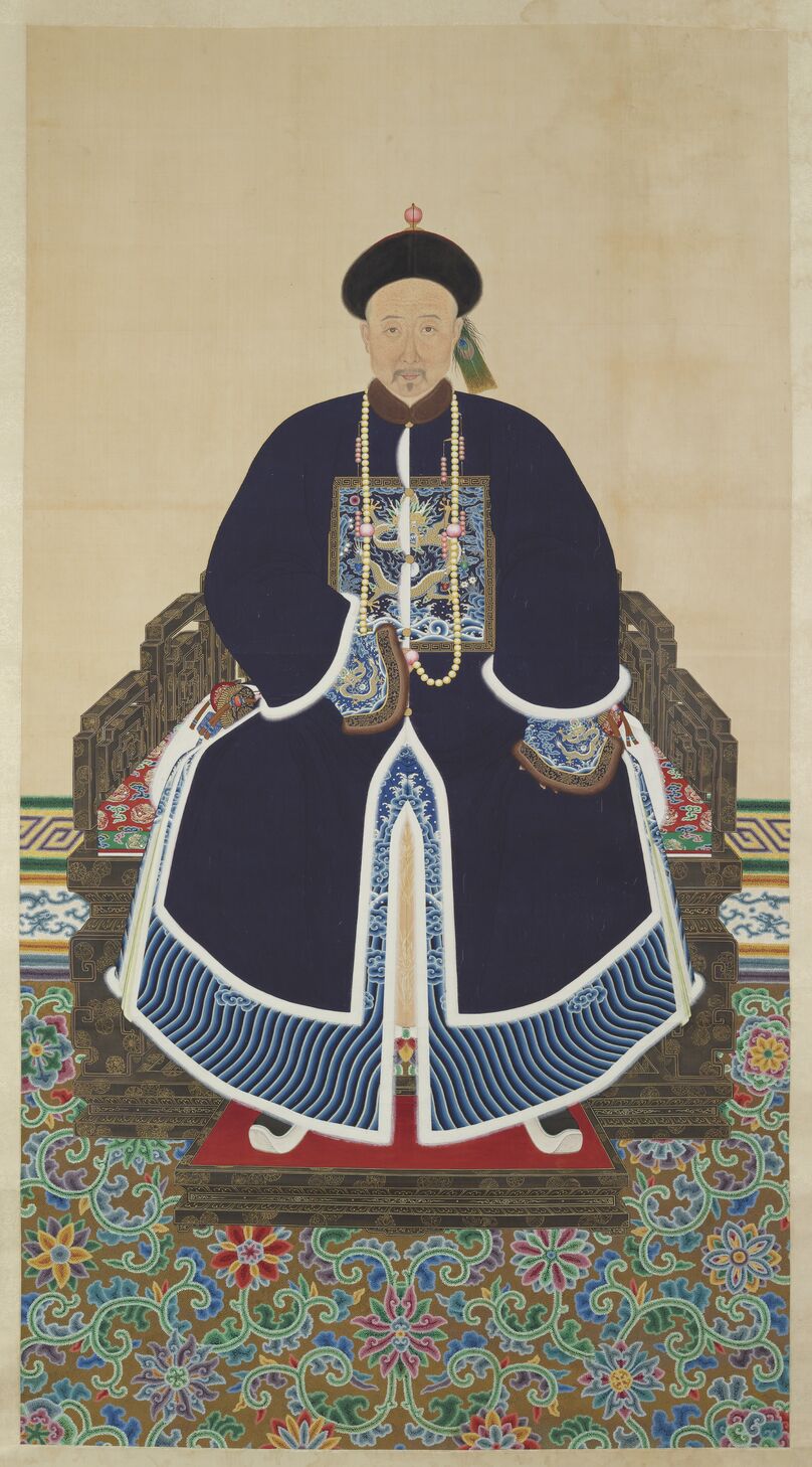 历代帝王贵妃大臣朝服像（富察景寿顾命大臣）预览图