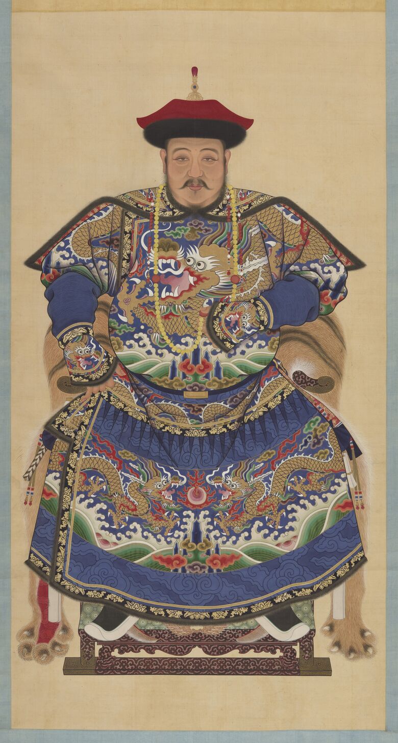 历代帝王贵妃大臣朝服像（爱新觉罗·多铎）预览图