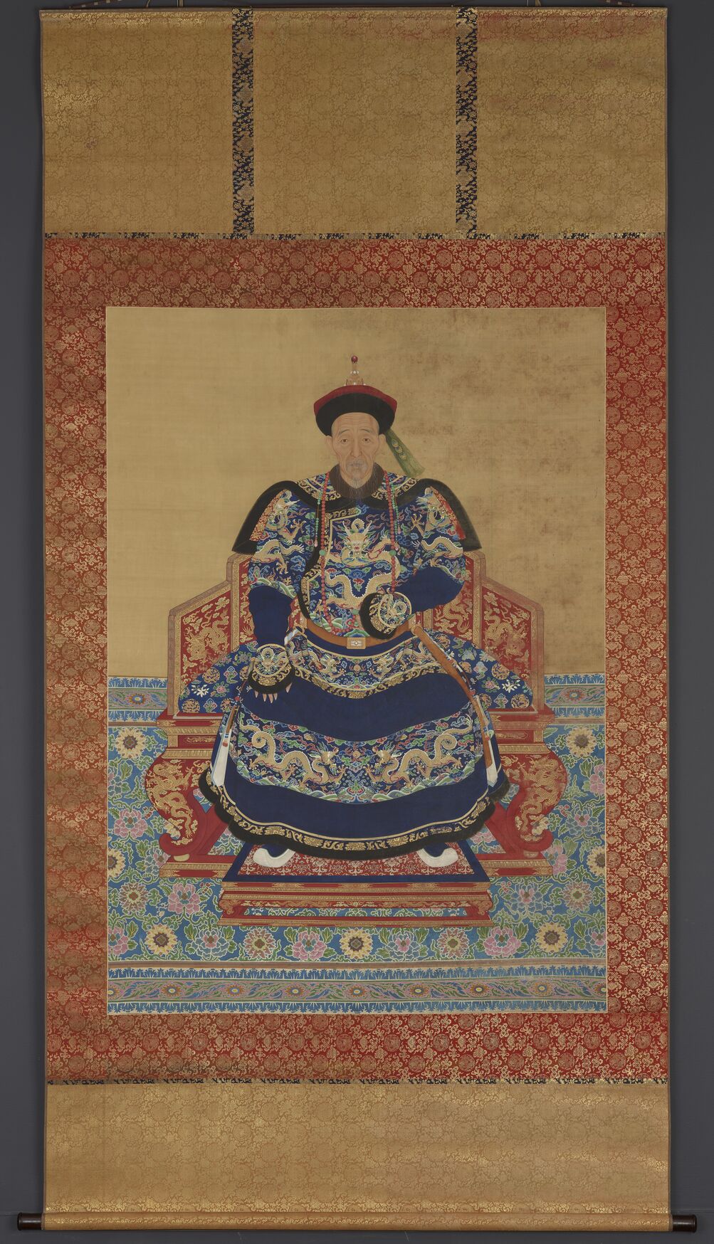 历代帝王贵妃大臣朝服像（皇十六子允禄）预览图