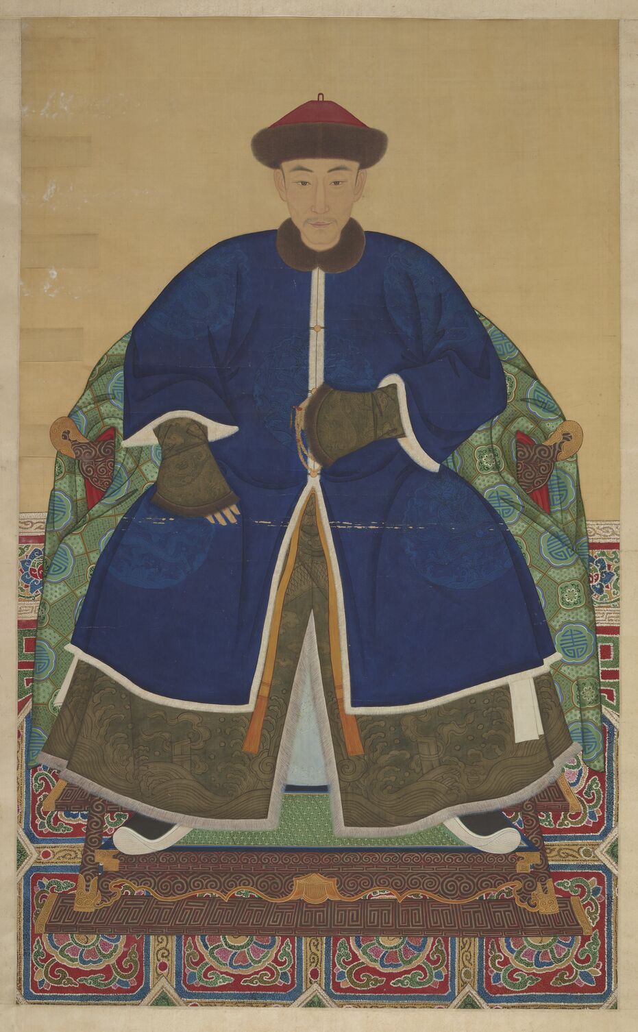历代帝王贵妃大臣朝服像（皇十子允䄉）预览图