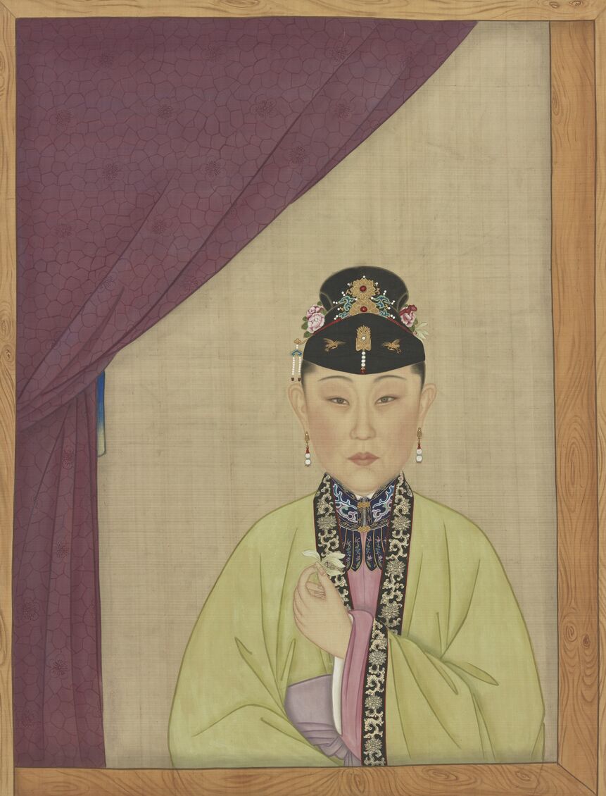 历代帝王贵妃大臣朝服像（雍正谦妃刘氏）预览图