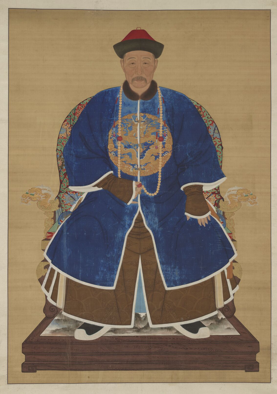 历代帝王贵妃大臣朝服像（顺承郡王勒克德浑）预览图