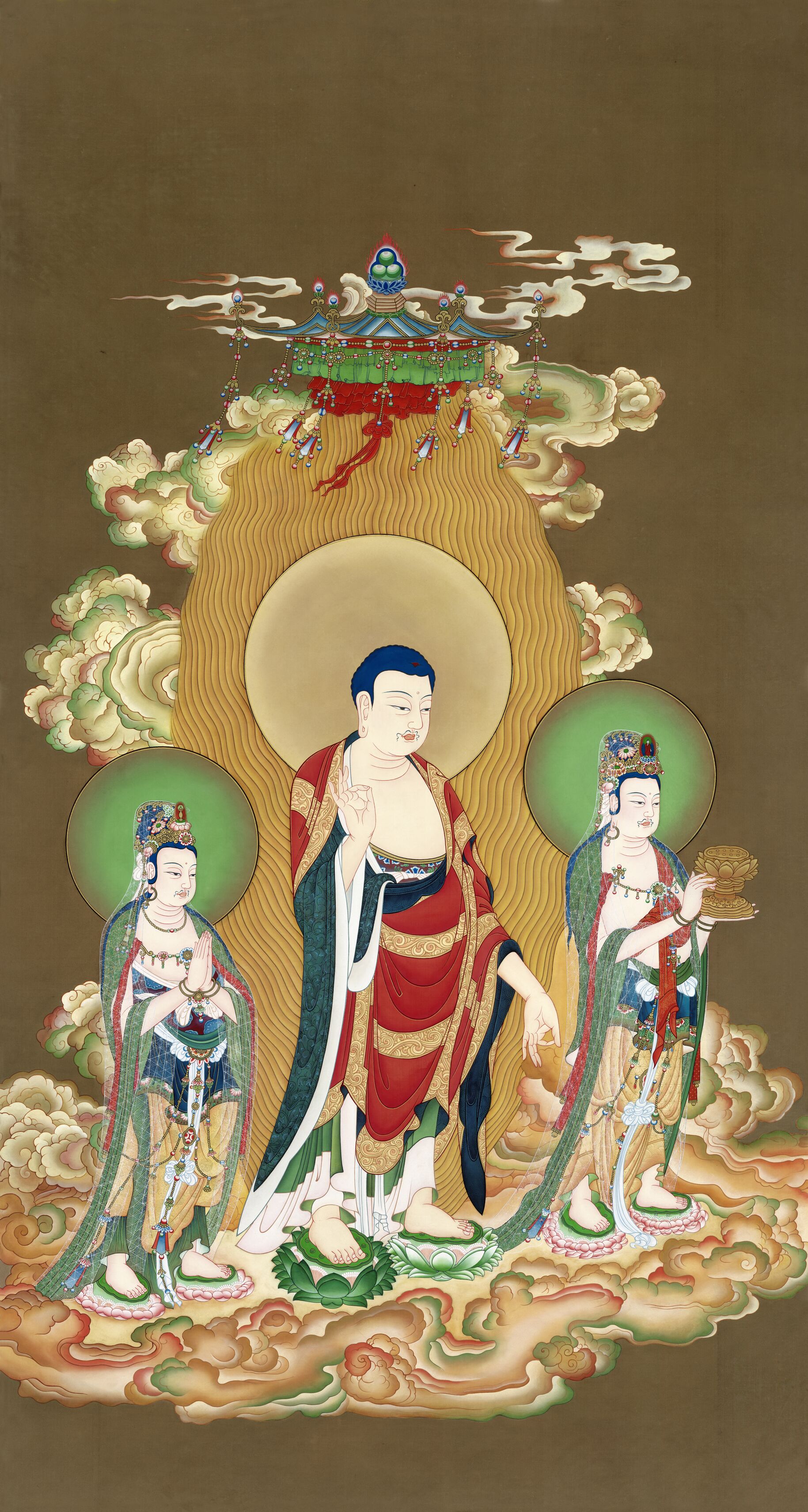 西方三圣图预览图