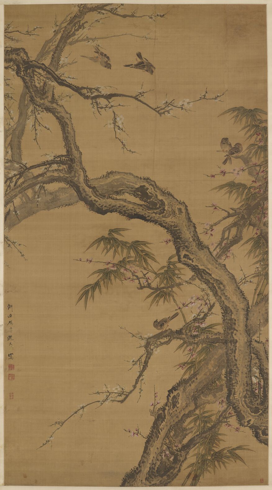 梅花双雀图预览图