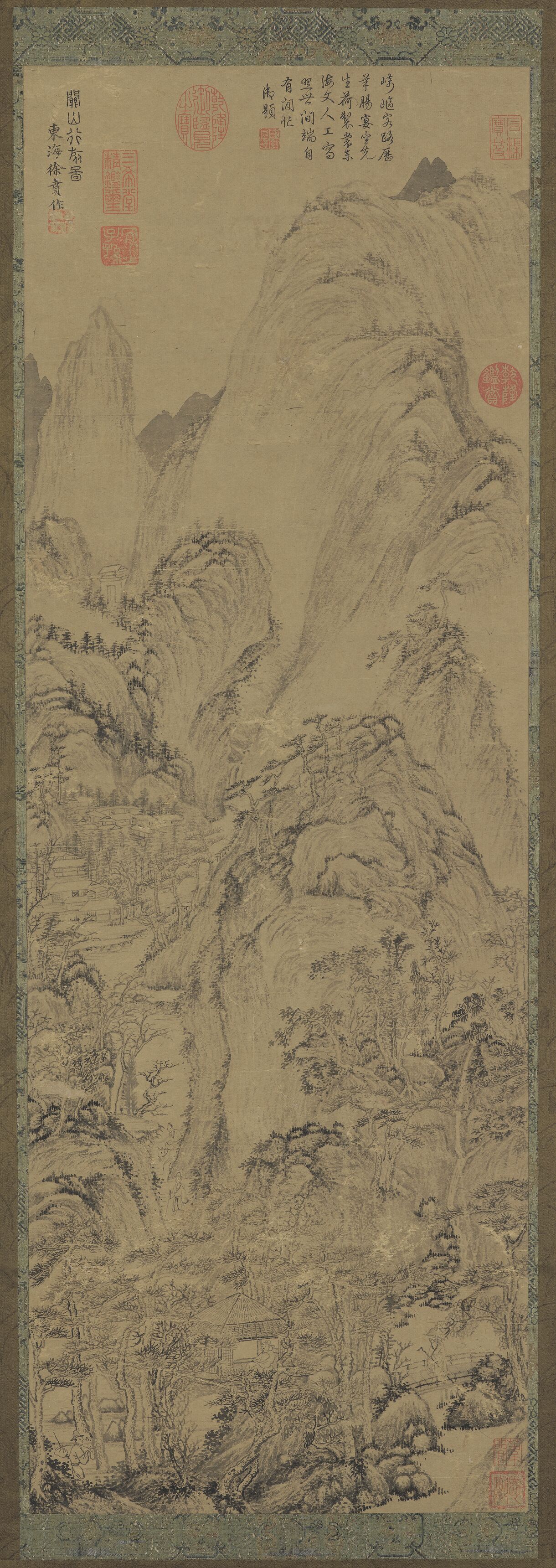 关山行旅图预览图