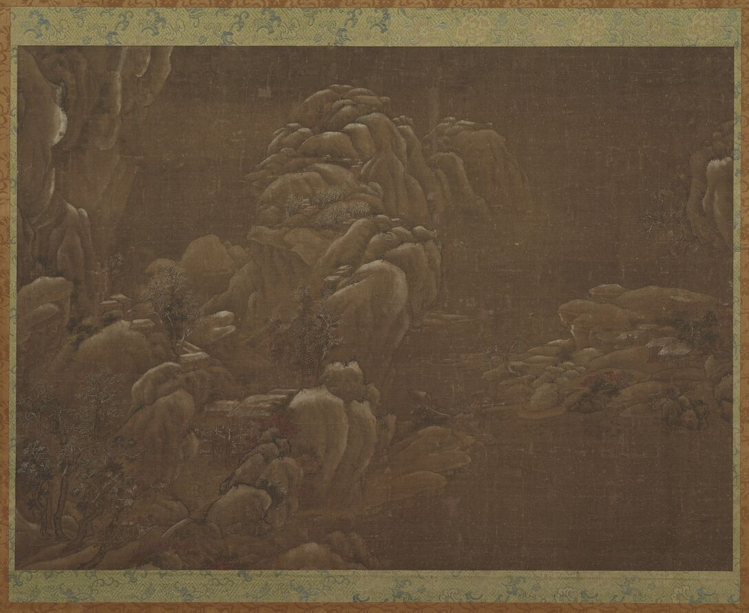 冬雪山景图缩略图