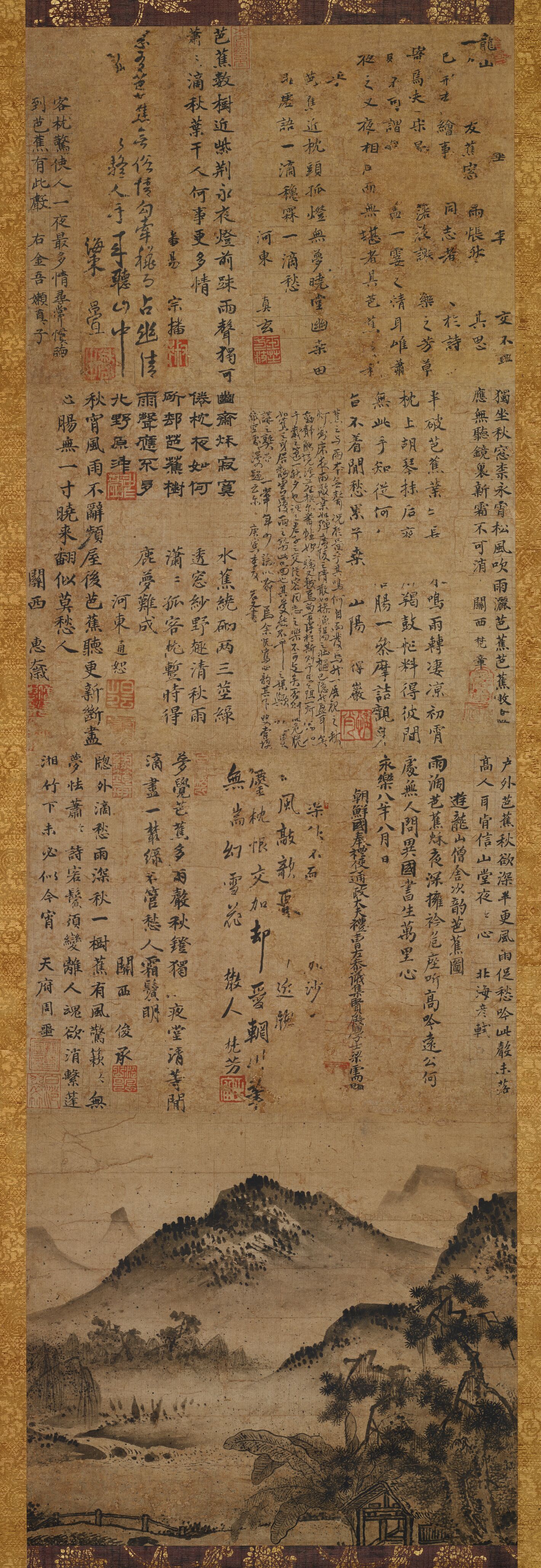 芭蕉夜雨图预览图