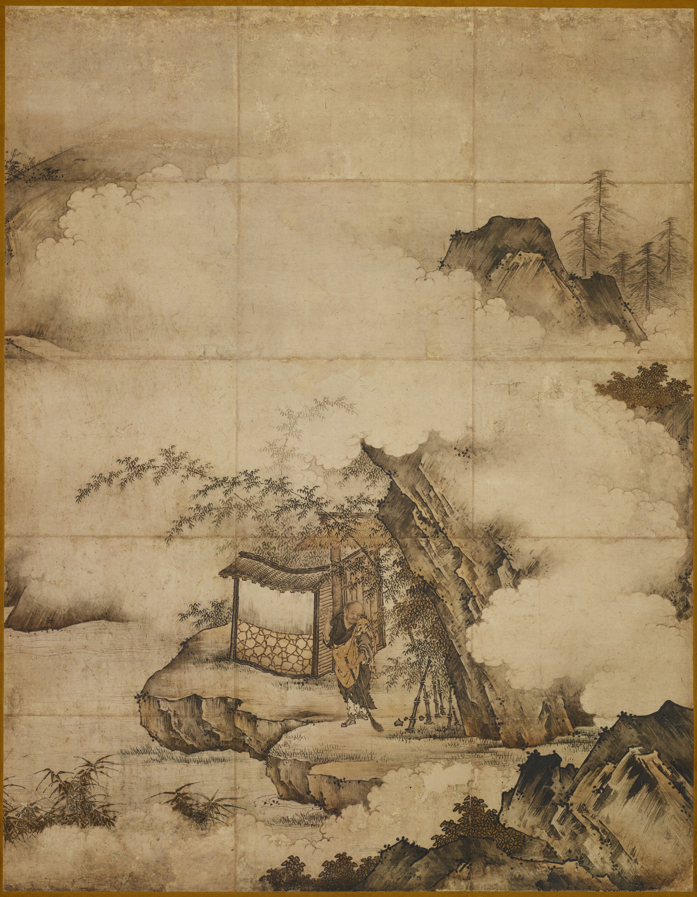 祖师香严击竹图缩略图