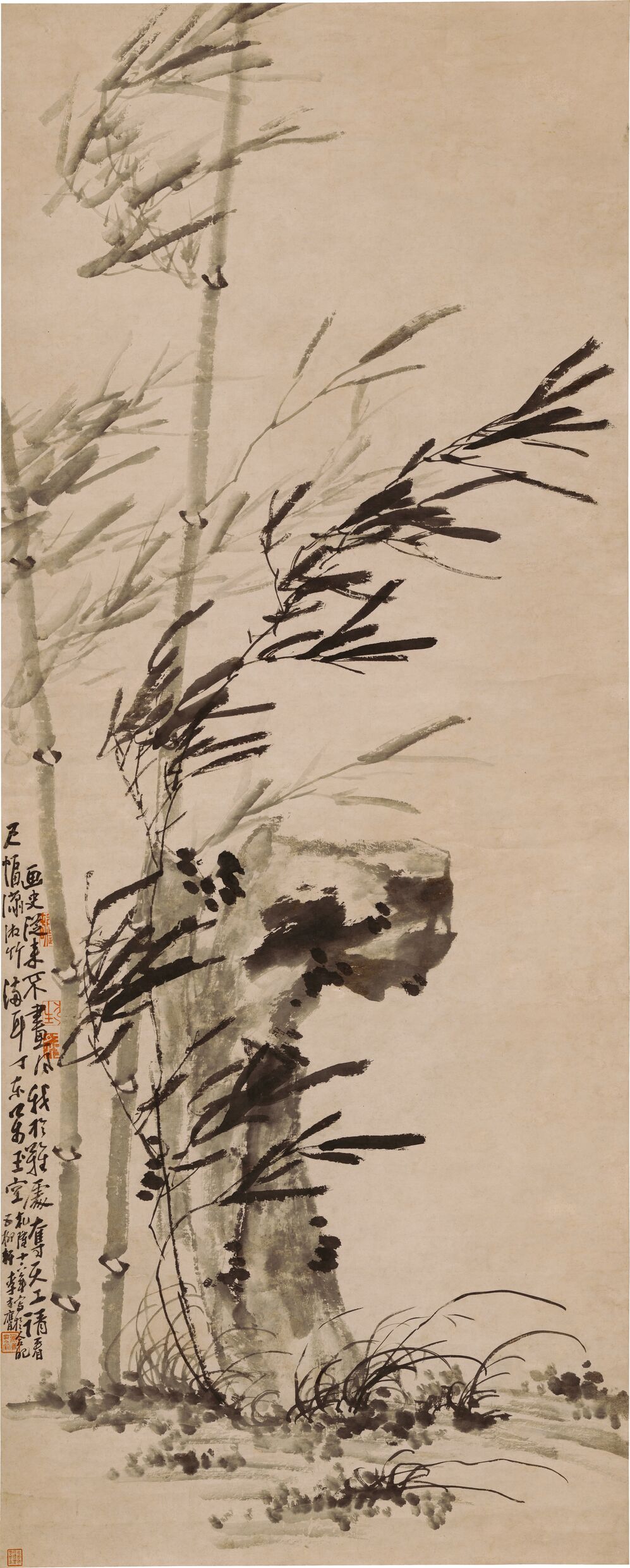 潇湘风竹图预览图