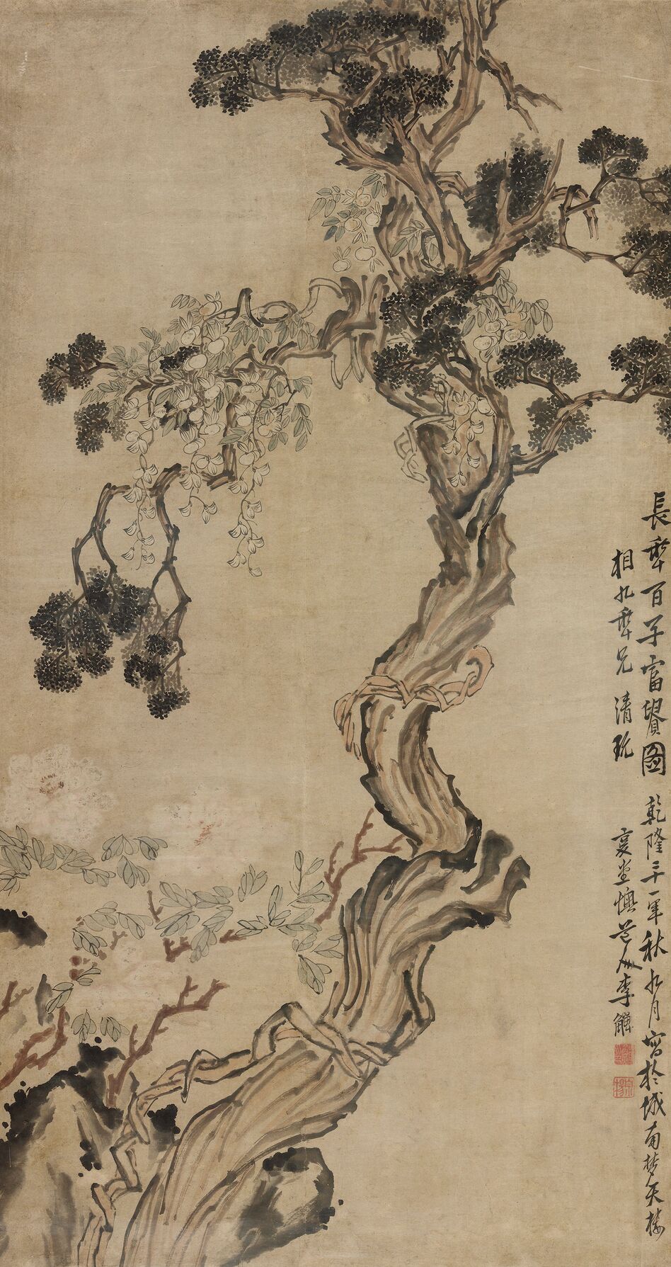 长年百子富贵图预览图