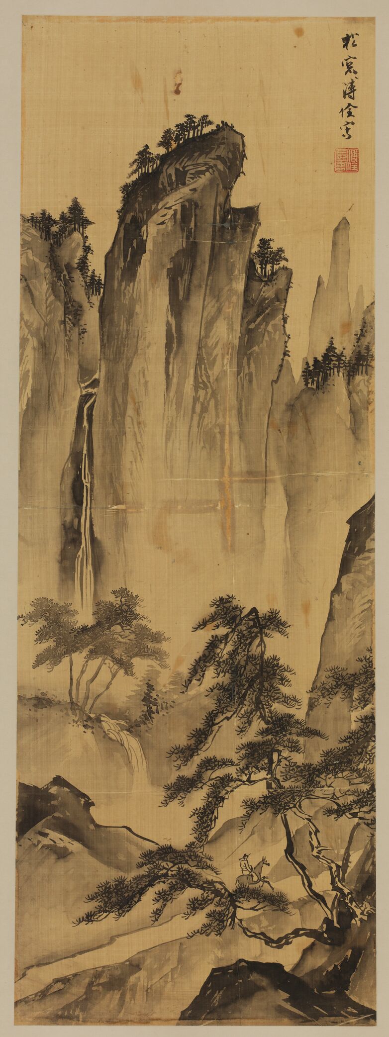 山水人物图立轴缩略图