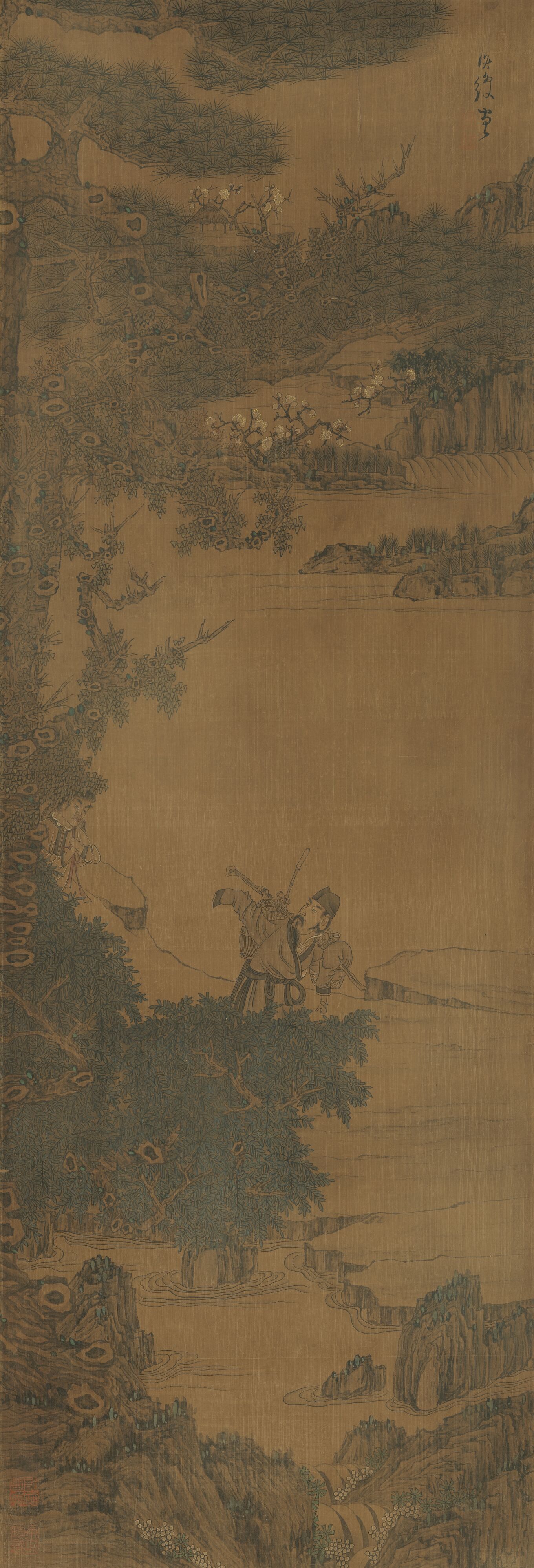 山水人物图预览图