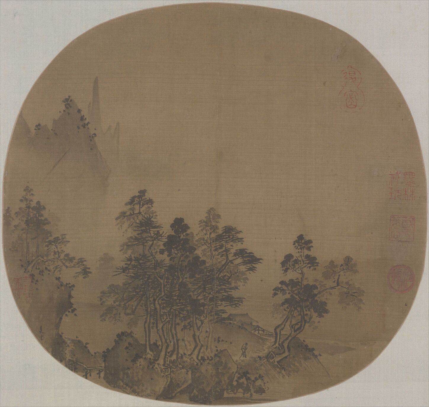 烟岫林居图预览图