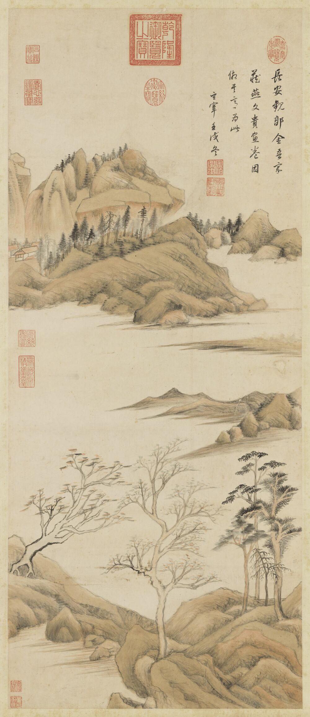 仿燕文贵笔意图预览图