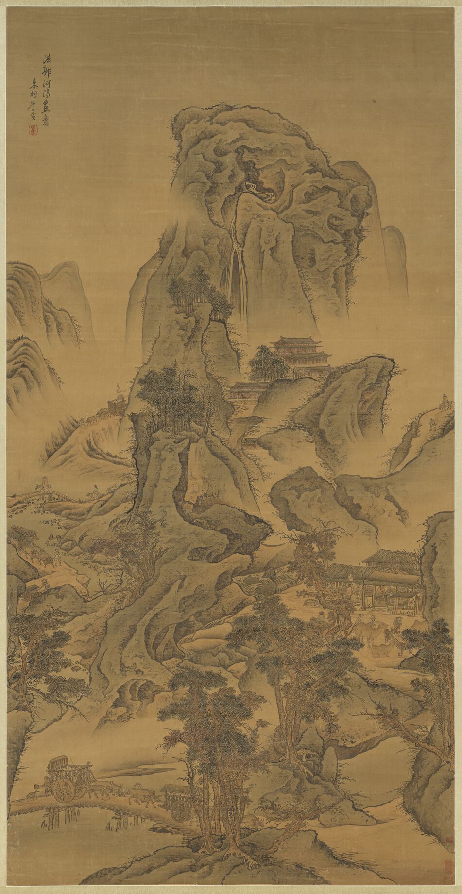 秋山行旅图缩略图