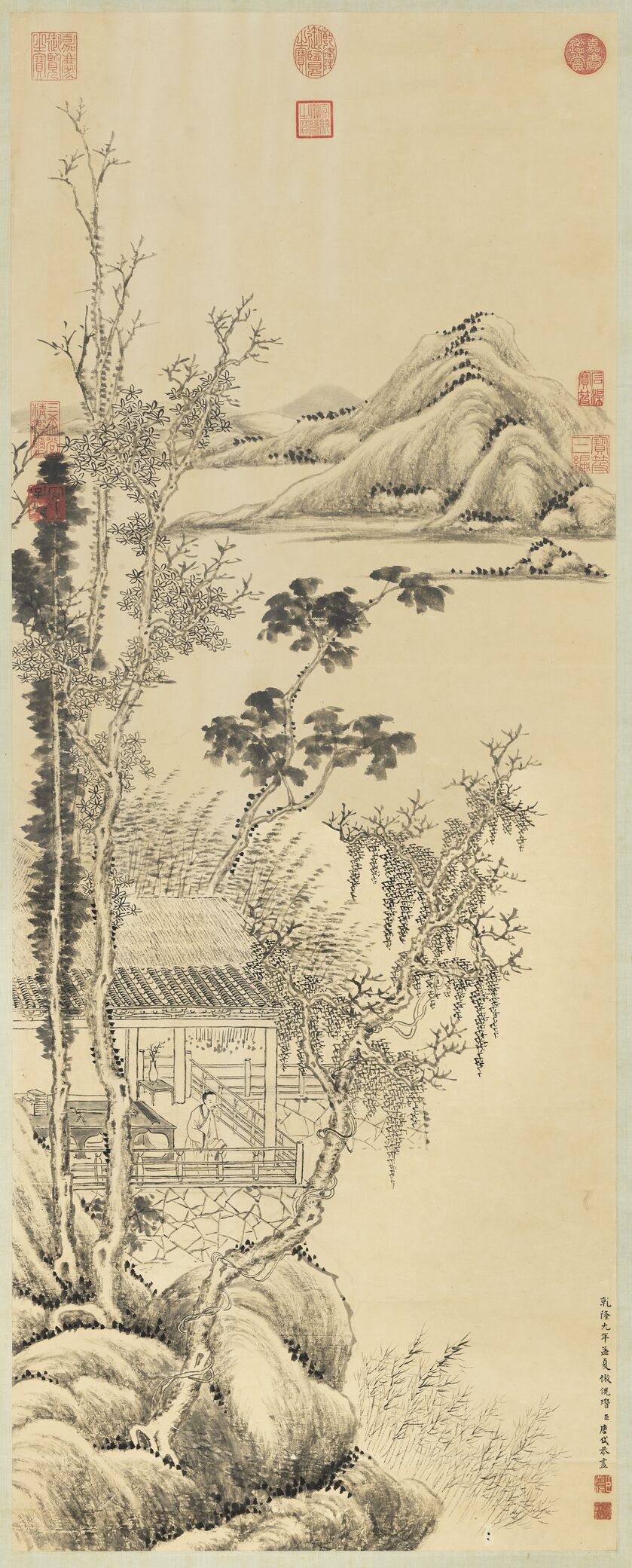 仿倪瓒清閟阁图预览图