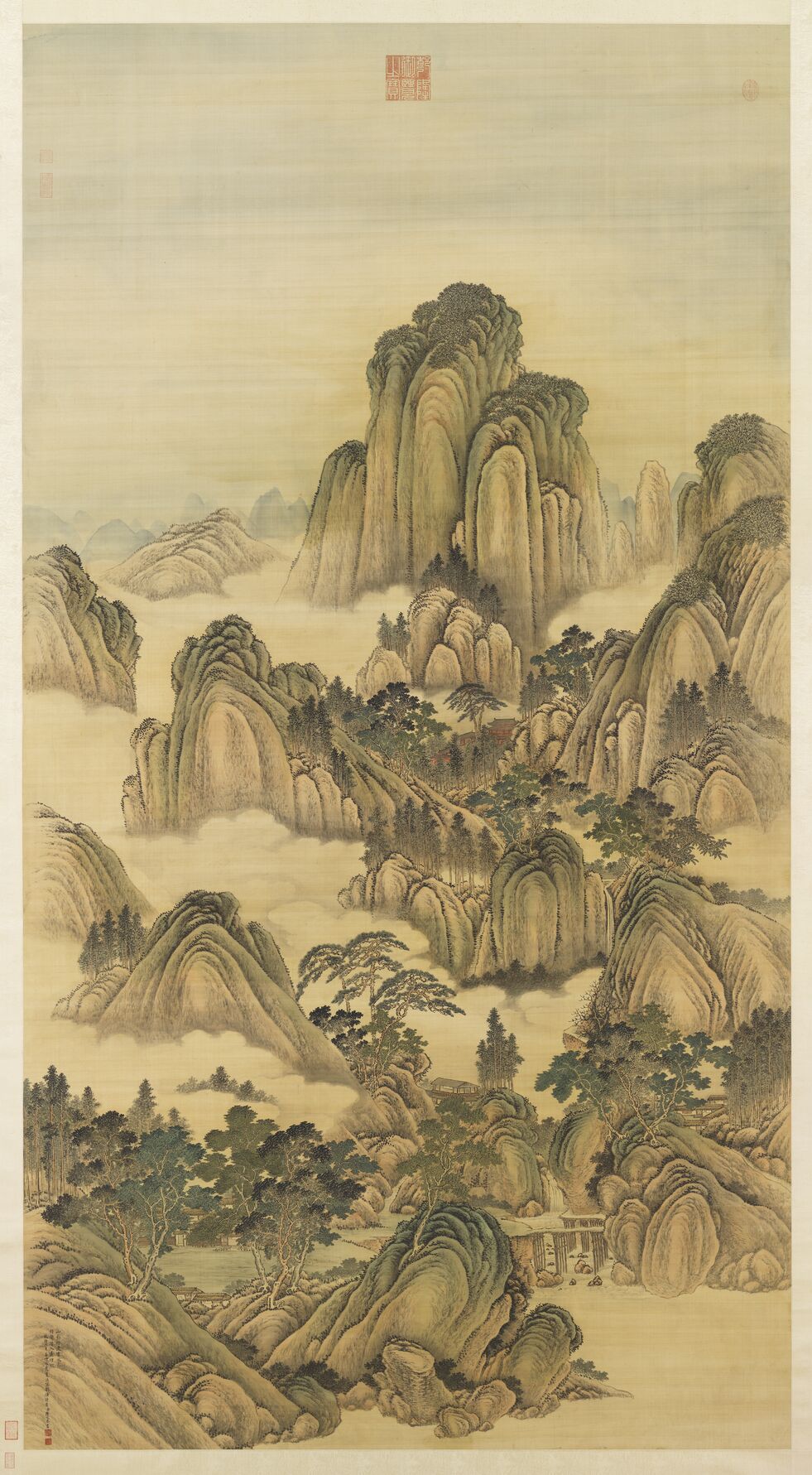 仿范宽山水图预览图