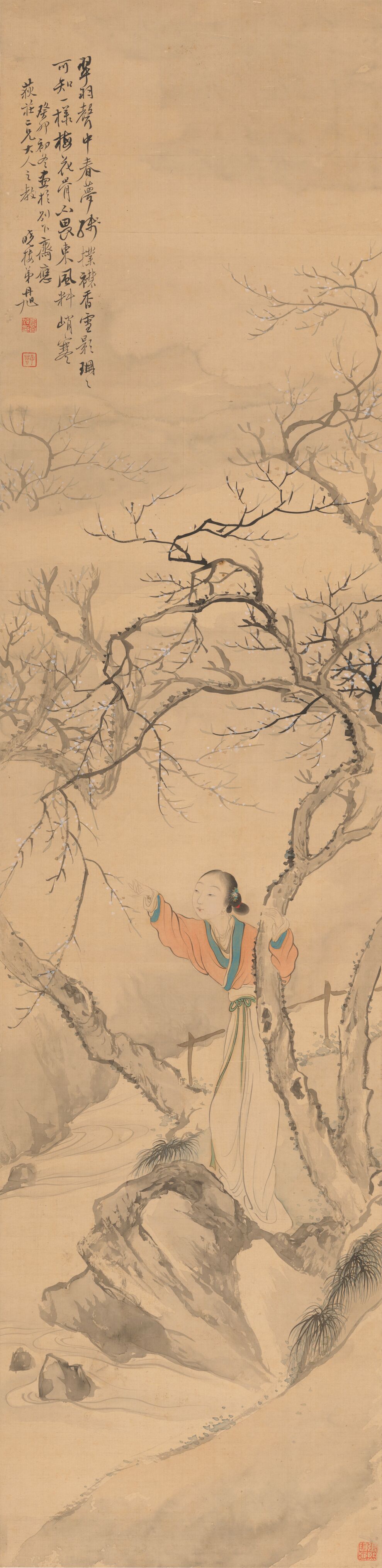 探梅仕女图预览图