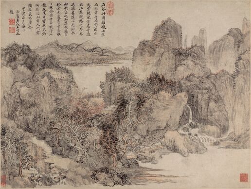 江山秋色图预览图