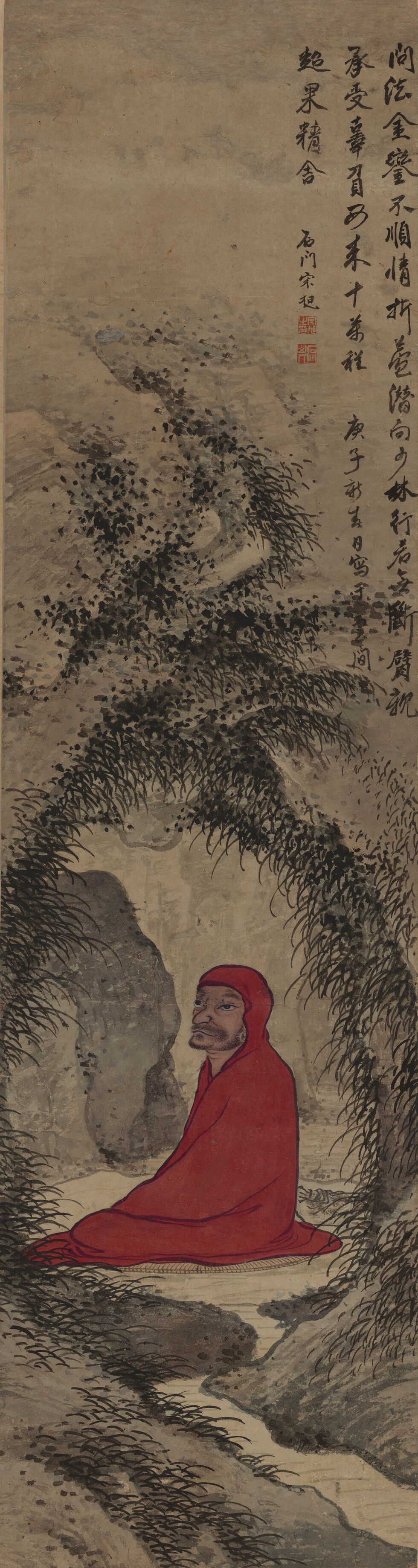 达摩面壁图预览图