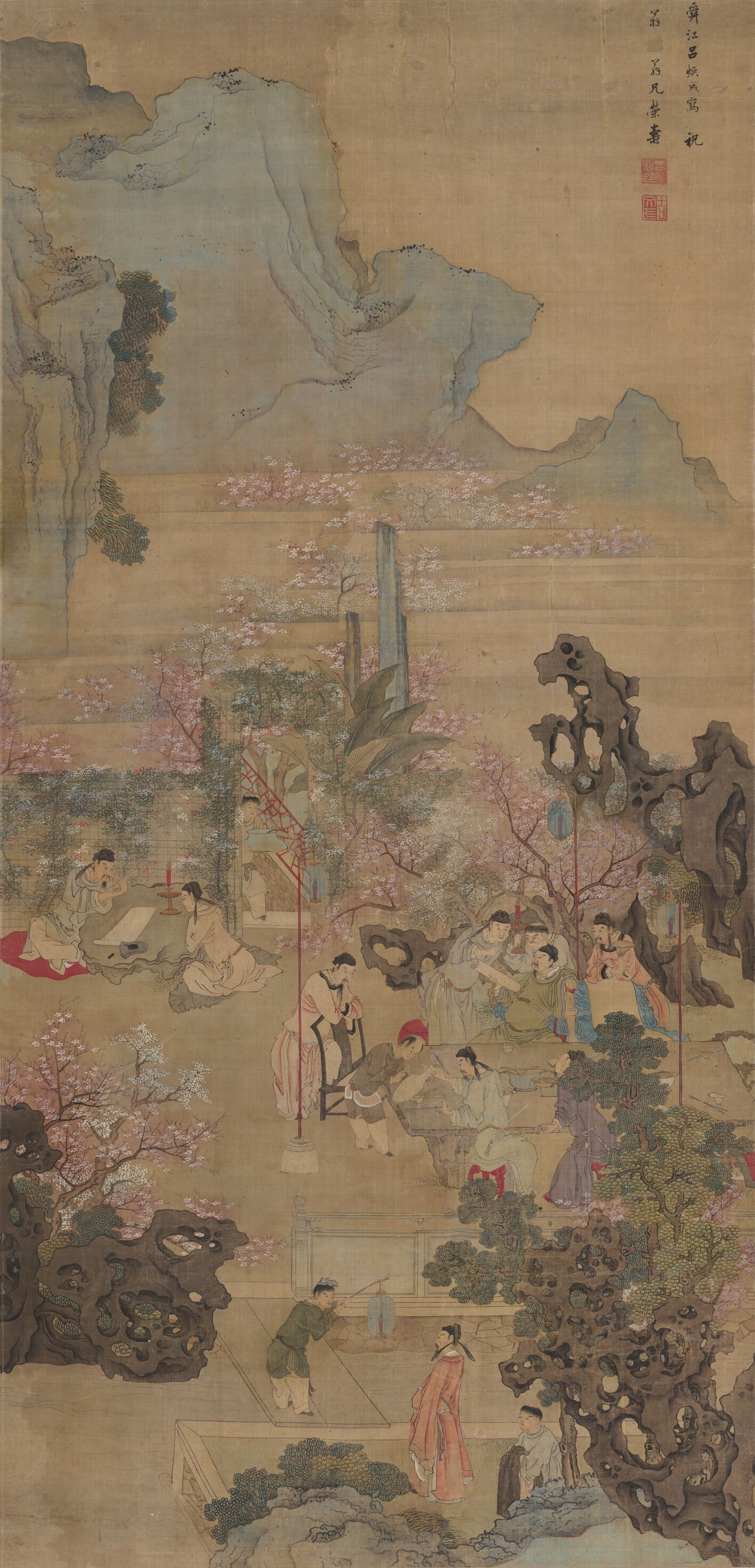 春夜宴桃李园图缩略图