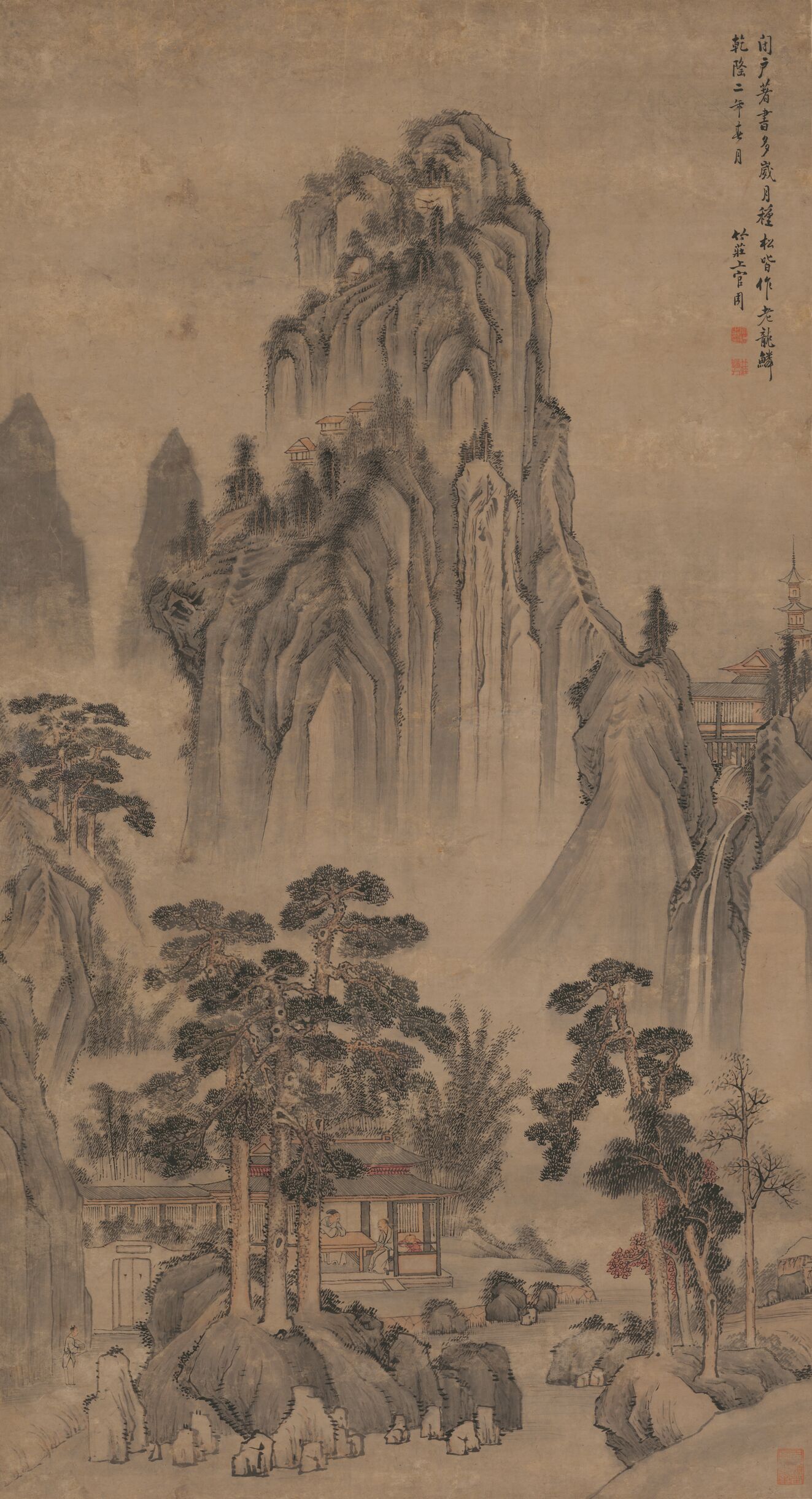 闭户著书图预览图