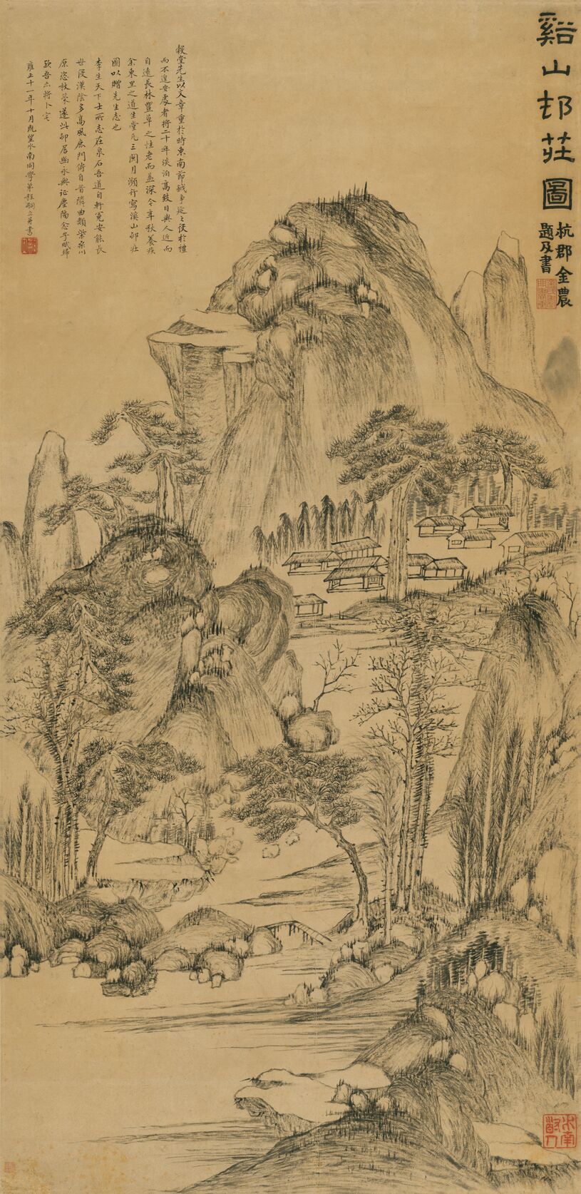溪山村庄图预览图