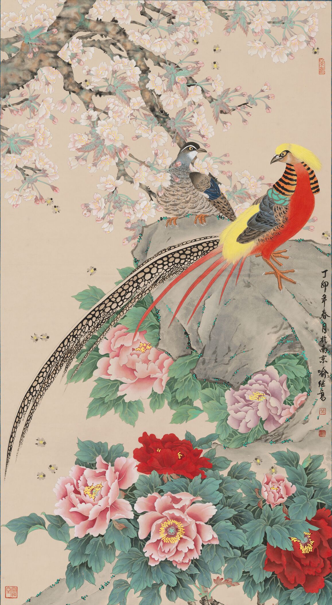 梨花锦鸡图轴缩略图
