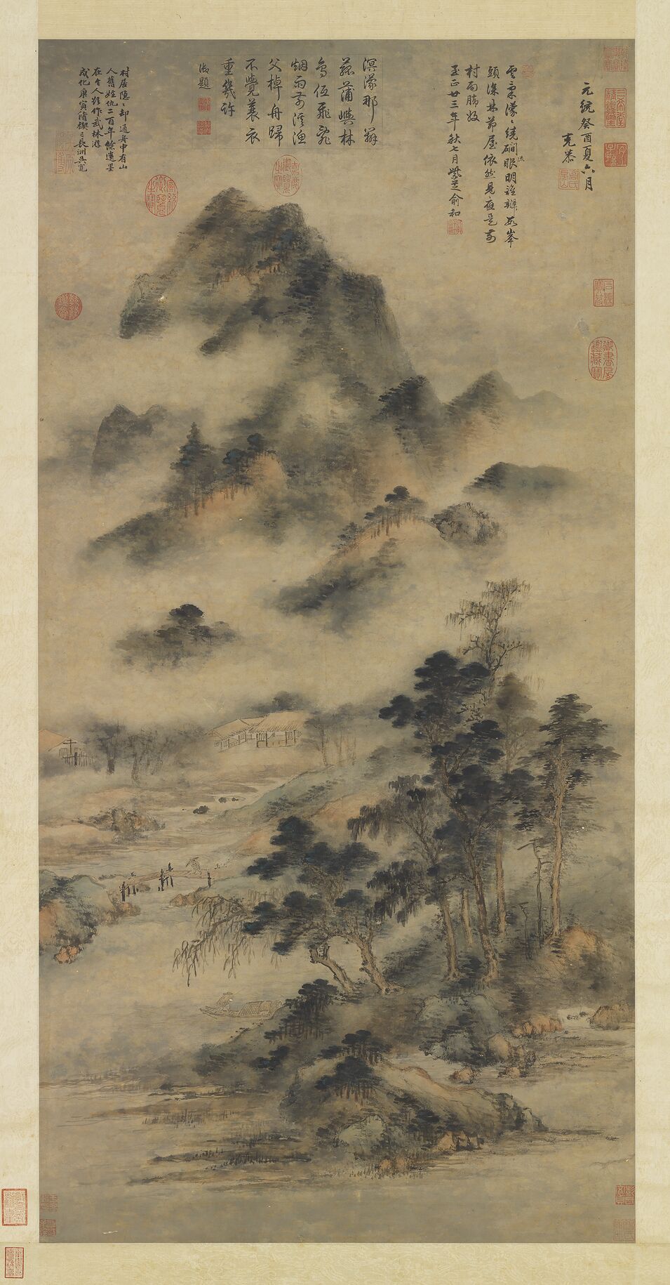 林峦烟雨图缩略图