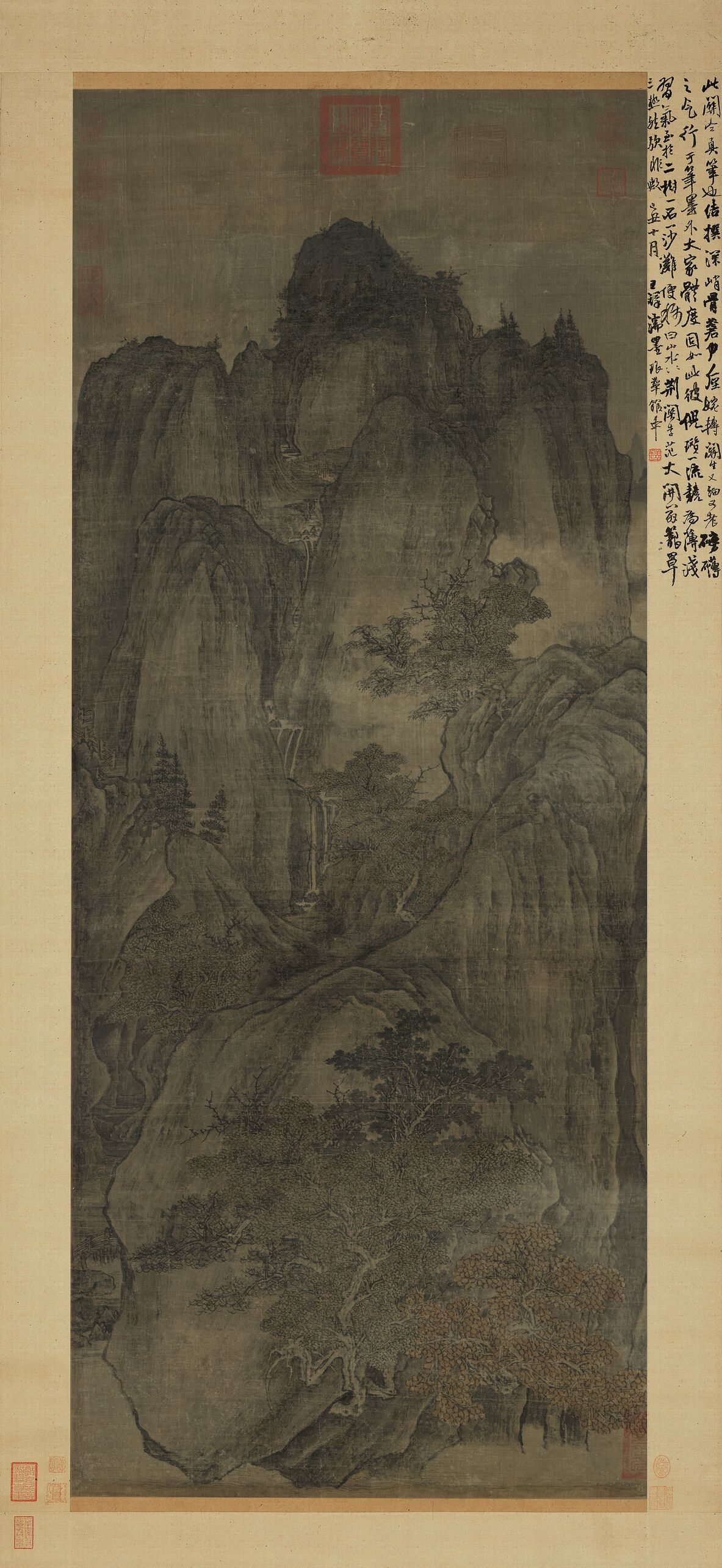 秋山晚翠图预览图