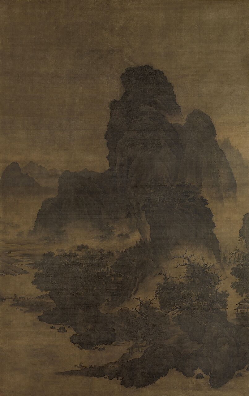 仿范宽山水图预览图