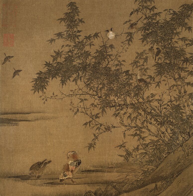 竹汀鸳鸯图缩略图