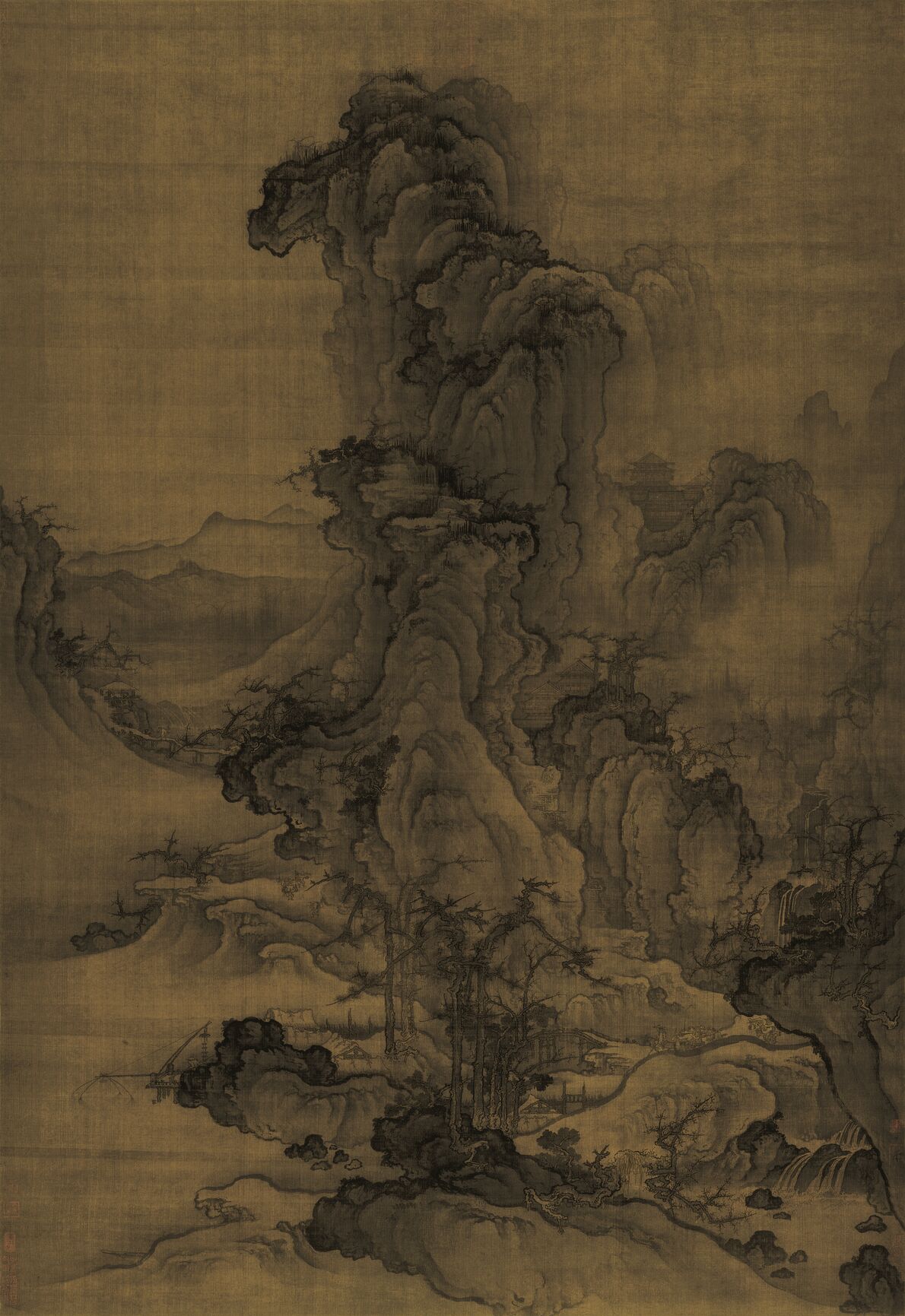 秋山行旅图预览图