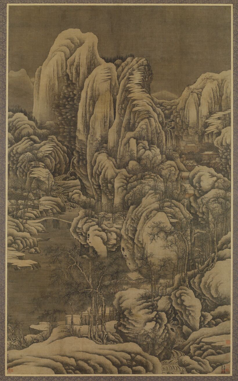 雪山兰若图预览图