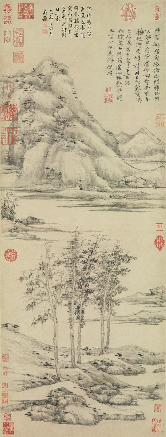 虞山林壑图预览图